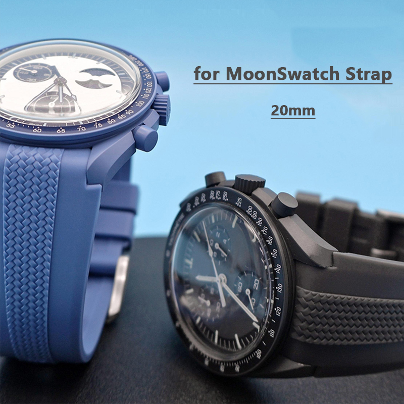 Curved Spring Bar - Kauçuk Kayış Swatch X Omega MoonSwatch