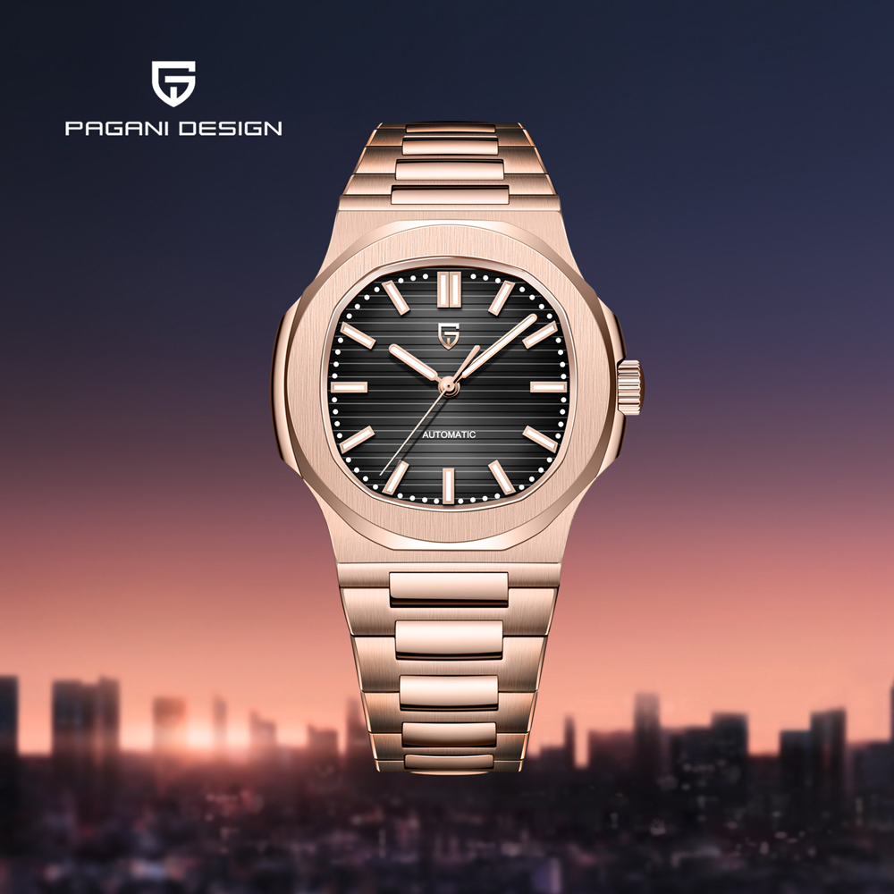 Seiko Watch Presage - 2025 Yeni PAGANI DESIGN Gül Altın